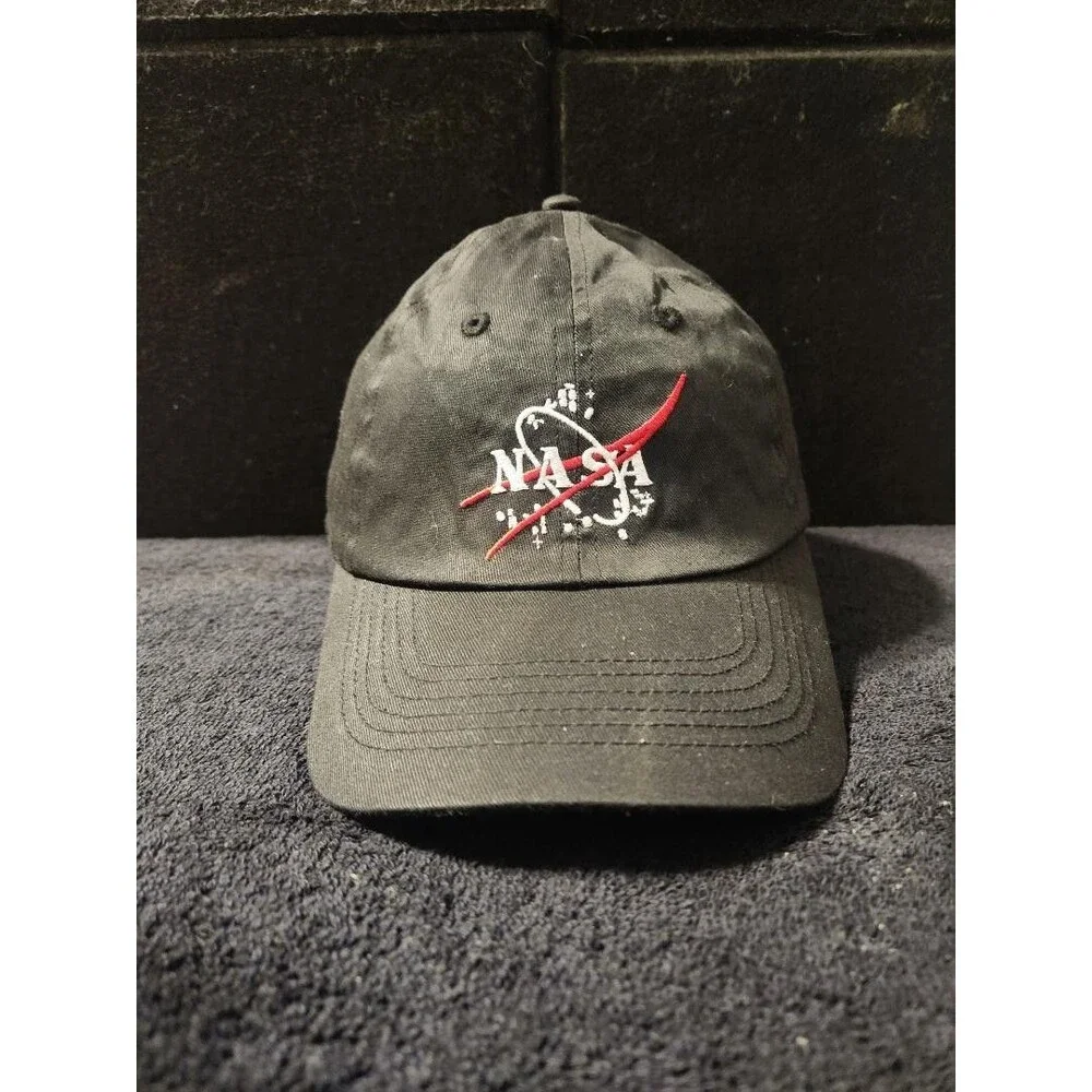 NASA Black Vector Youth Astronaut Gear StrapBack Cap